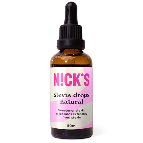 NICKS Stevia Flüssig Flavour Drops Karamell - Kalorienfreie Süßigkeit für Keto & Low Carb Genuss!