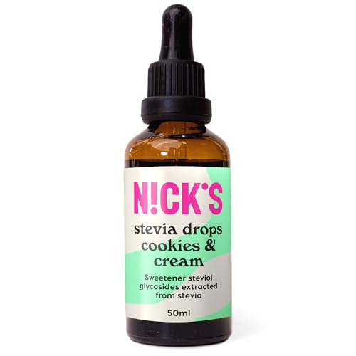 NICKS Stevia Flüssig Flavour Drops Karamell - Kalorienfreie Süßigkeit für Keto & Low Carb Genuss!