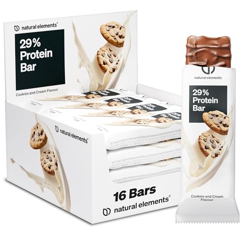 Natural Elements Proteinriegel Mix-Box – 13g Protein, Low Sugar Snacks – Vegetarisch & Palmölfrei – Ideal für Fitness un