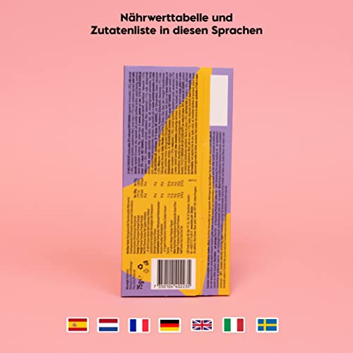 NICKS Milchschokolade Caramel Crunch – Zuckerfrei, Glutenfrei, Low Carb für gesunden Genuss zu Hause (3x75g)