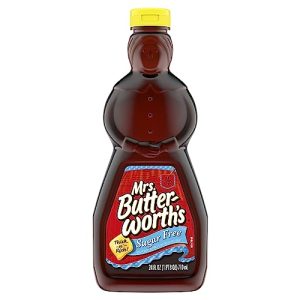 Mrs. Butterworth's Zuckersirup ohne Zucker, 24 Unzen – Süßer Genuss für gesunde Frühstücke!