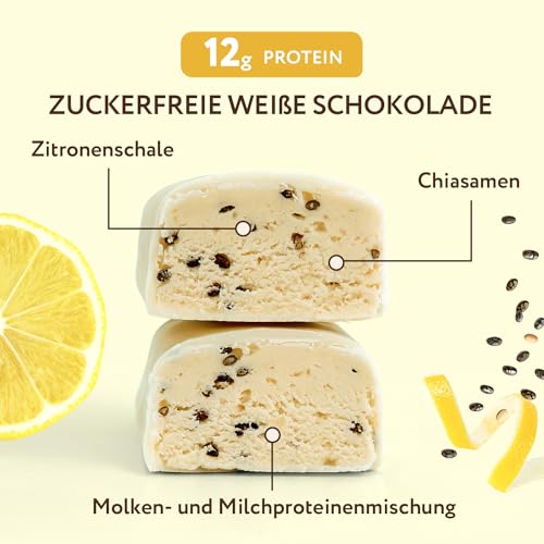 FitnesSHOCK High Proteinriegel Set – 20g Proteingehalt, zuckerfrei, kalorienarm, Pistazien-Kuchen Geschmack, ideal für F