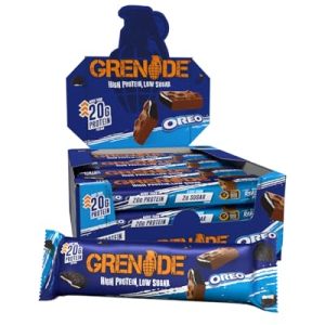 Grenade OREO Proteinriegel – Proteinreicher Snack für Sportler – 12 x 60 g genießen