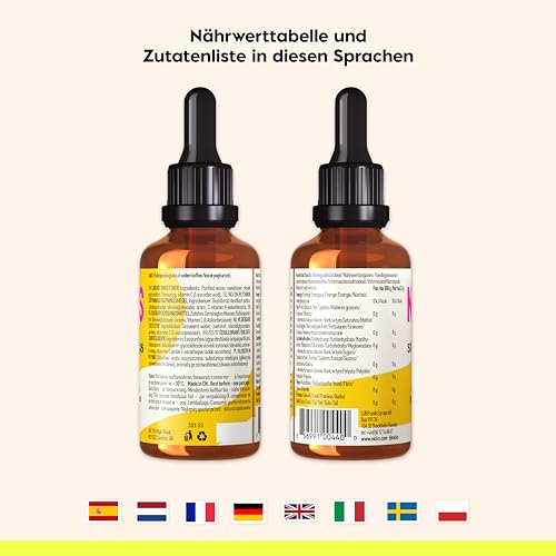 NICKS Stevia Flüssig Flavour Drops Karamell - Kalorienfreie Süßigkeit für Keto & Low Carb Genuss!