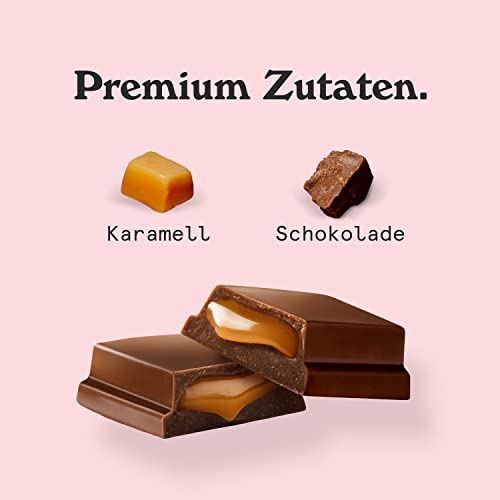 NICKS Keto Riegel Soft Toffee – Schokolade Karamell Snacks, 110 Kalorien, glutenfrei, perfekt für Low Carb Diät!