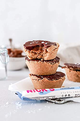 NICKS Keto Riegel Soft Toffee – Schokolade Karamell Snacks, 110 Kalorien, glutenfrei, perfekt für Low Carb Diät!