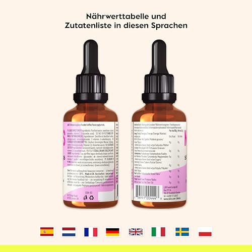 NICKS Stevia Flüssig Flavour Drops Karamell - Kalorienfreie Süßigkeit für Keto & Low Carb Genuss!