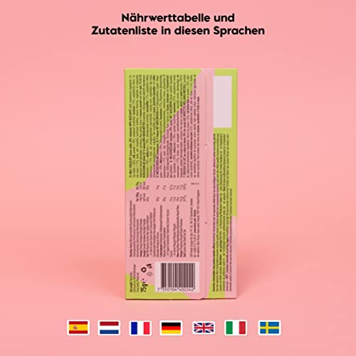 NICKS Milchschokolade Caramel Crunch – Zuckerfrei, Glutenfrei, Low Carb für gesunden Genuss zu Hause (3x75g)