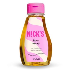 NICKS Fiber Sirup – Ballaststoffreicher Keto Süßstoff ohne Zuckerzusatz für gesunde Ernährung (300g)