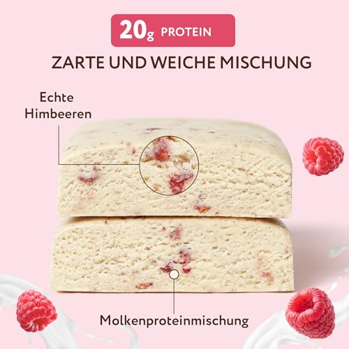 FitnesSHOCK High Proteinriegel Set – 20g Proteingehalt, zuckerfrei, kalorienarm, Pistazien-Kuchen Geschmack, ideal für F