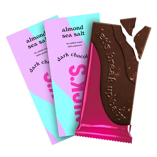 NICKS Milchschokolade Caramel Crunch – Zuckerfrei, Glutenfrei, Low Carb für gesunden Genuss zu Hause (3x75g)