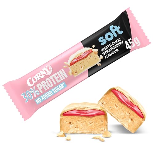 Corny Protein Riegel - Weiche Haselnuss-Nougat-Variante mit 30% Protein - Perfekt für Fitness und Snack zwischendurch!