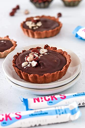 NICKS Keto Riegel Soft Toffee – Schokolade Karamell Snacks, 110 Kalorien, glutenfrei, perfekt für Low Carb Diät!