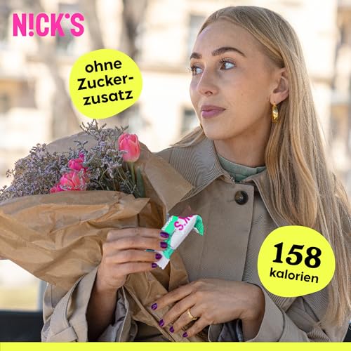 NICKS Keto Riegel Soft Toffee – Schokolade Karamell Snacks, 110 Kalorien, glutenfrei, perfekt für Low Carb Diät!
