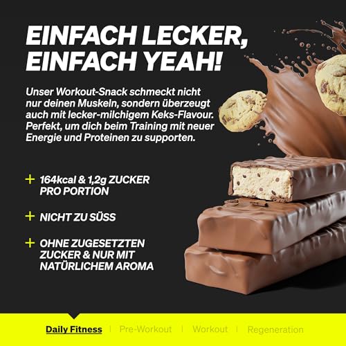 Natural Elements Proteinriegel Mix-Box – 13g Protein, Low Sugar Snacks – Vegetarisch & Palmölfrei – Ideal für Fitness un