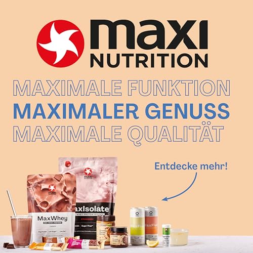 MaxiNutrition Protein Waffelriegel mit Milch & Kokosnuss - 22% Eiweiß, zuckerfrei, ideal für Sportler, 12er Pack