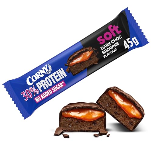 Corny Protein Riegel - Weiche Haselnuss-Nougat-Variante mit 30% Protein - Perfekt für Fitness und Snack zwischendurch!