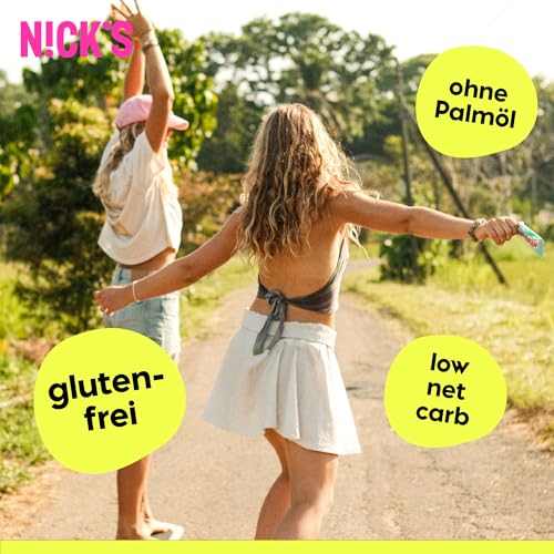 NICKS Keto Riegel Soft Toffee – Schokolade Karamell Snacks, 110 Kalorien, glutenfrei, perfekt für Low Carb Diät!