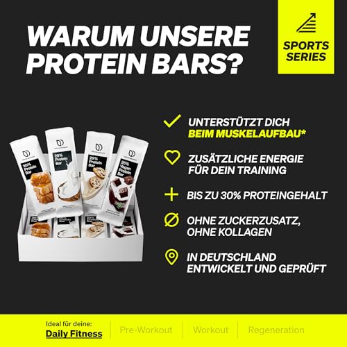 Natural Elements Proteinriegel Mix-Box – 13g Protein, Low Sugar Snacks – Vegetarisch & Palmölfrei – Ideal für Fitness un