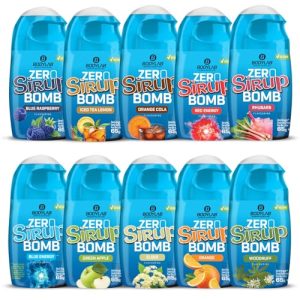 Bodylab24 ZERO Sirup BOMB Mixed Box - 10x65ml, zuckerfrei, kalorienarm für erfrischende Getränkeideen