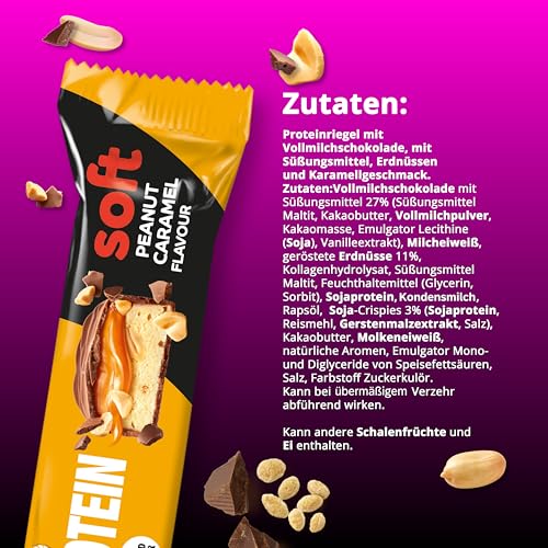 Corny Protein Riegel - Weiche Haselnuss-Nougat-Variante mit 30% Protein - Perfekt für Fitness und Snack zwischendurch!