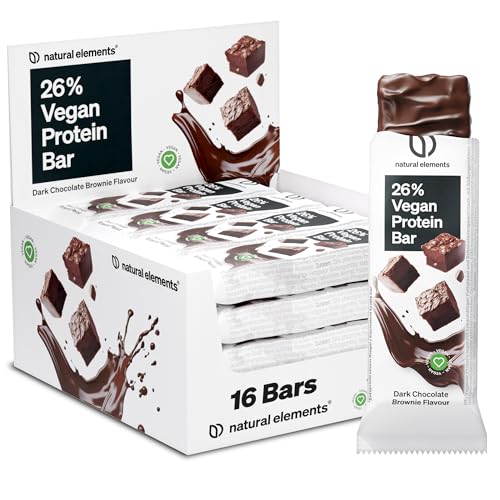 Natural Elements Proteinriegel Mix-Box – 13g Protein, Low Sugar Snacks – Vegetarisch & Palmölfrei – Ideal für Fitness un