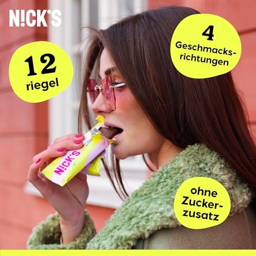 NICKS Keto Riegel Soft Toffee – Schokolade Karamell Snacks, 110 Kalorien, glutenfrei, perfekt für Low Carb Diät!