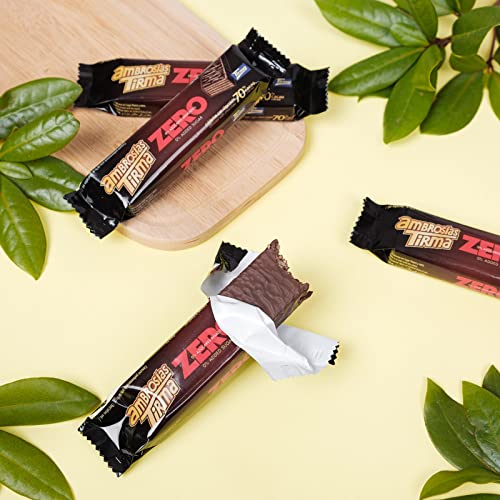 Tirma Waffeln dunkle Schokolade 70% Kakao | Zuckerfrei | Ideal für Keto & Diabetiker | 3 Stück Multipack