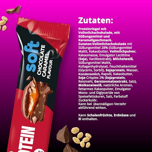 Corny Protein Riegel - Weiche Haselnuss-Nougat-Variante mit 30% Protein - Perfekt für Fitness und Snack zwischendurch!
