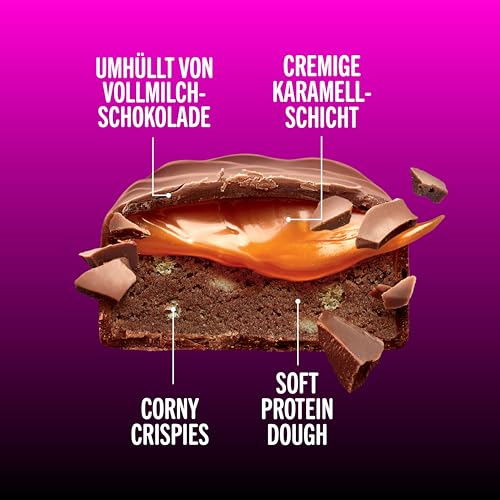 Corny Protein Riegel - Weiche Haselnuss-Nougat-Variante mit 30% Protein - Perfekt für Fitness und Snack zwischendurch!