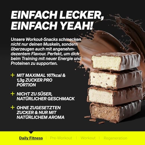 Natural Elements Proteinriegel Mix-Box – 13g Protein, Low Sugar Snacks – Vegetarisch & Palmölfrei – Ideal für Fitness un