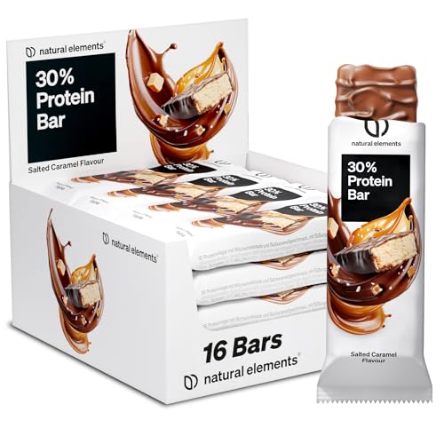 Natural Elements Proteinriegel Mix-Box – 13g Protein, Low Sugar Snacks – Vegetarisch & Palmölfrei – Ideal für Fitness un